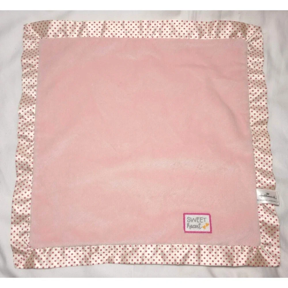 Hallmark Sweet Heart Pink Satin Polka Dot 15
